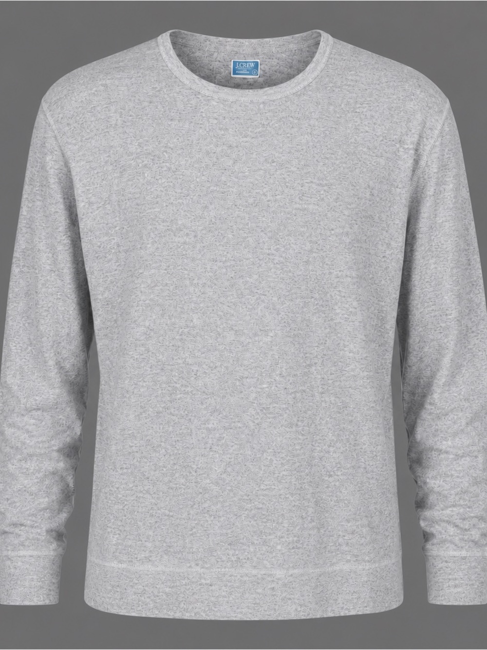 J.Crew Mercantile Gray 100% Cotton Long Sleeve Crewneck Shirt Men’s L